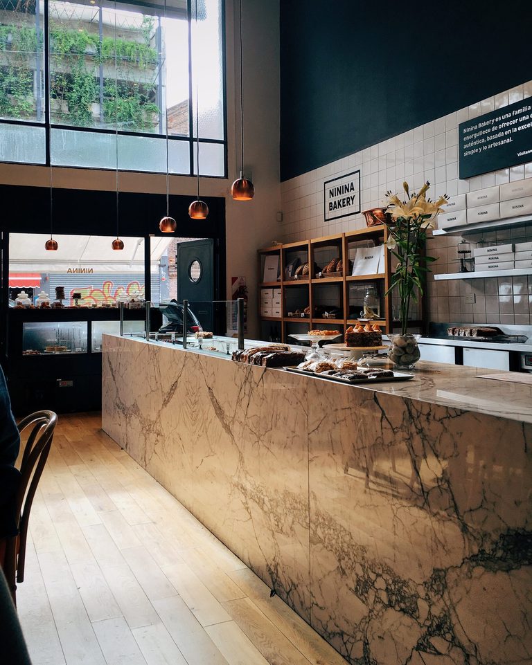 The counter at Ninina is no joke. Neither are their raspberry/blueberry scones.