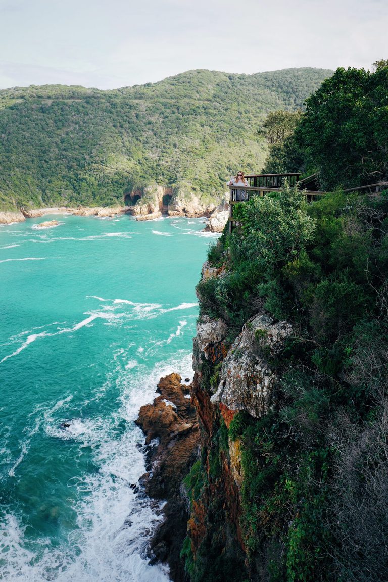 Maja at the Knysna Heads