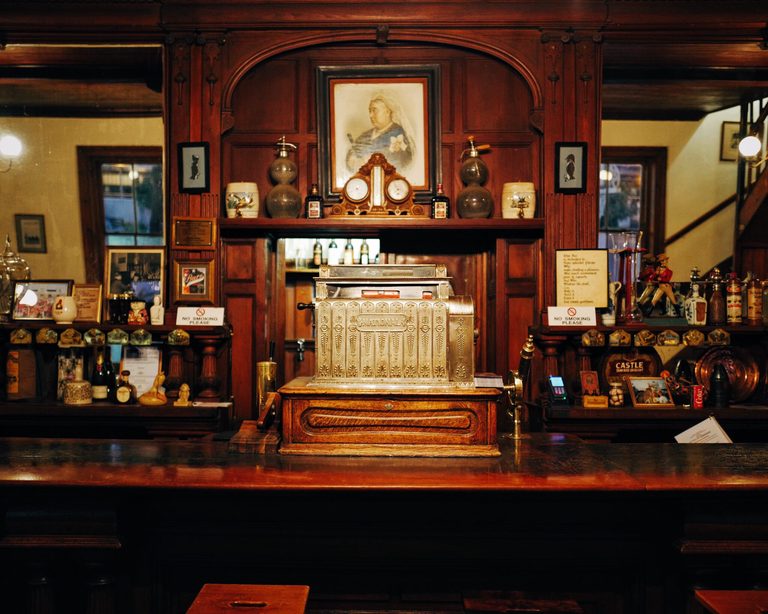 At the bar