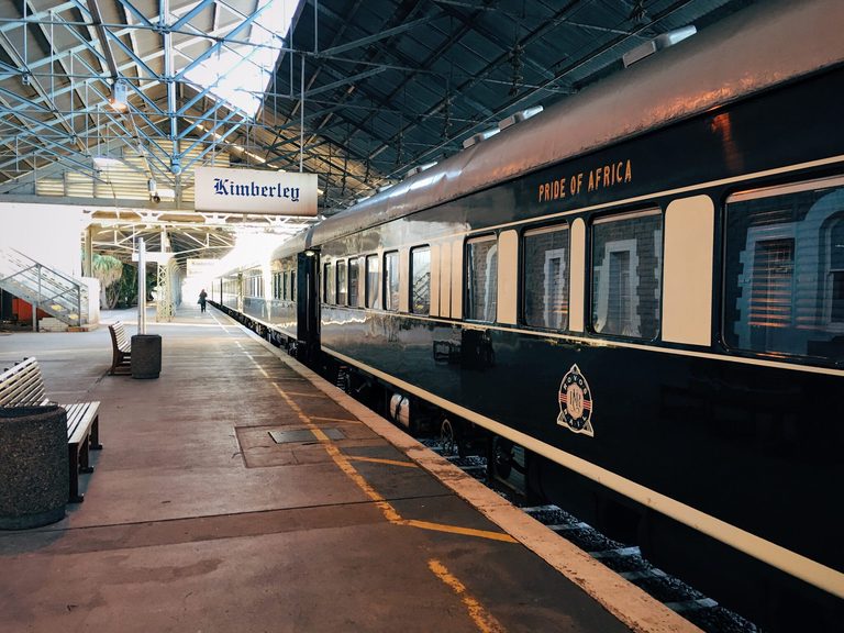 The Train stopped at Kimberley