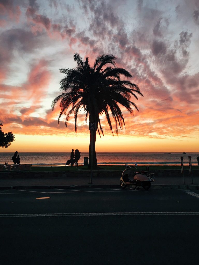 The beach at Camps Bay