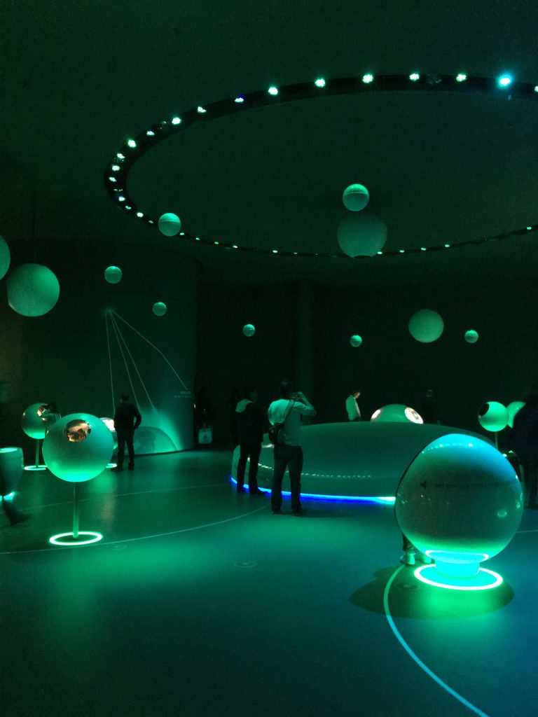 Inside the globe